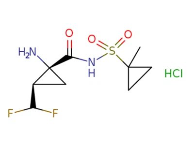 (1R,2R)-1-amino-2-(difluoromethyl)-N-(1-methylcyclopropylsulfonyl)cyclopropanecarboxamide Hydrochloride(1360828-80-3)
